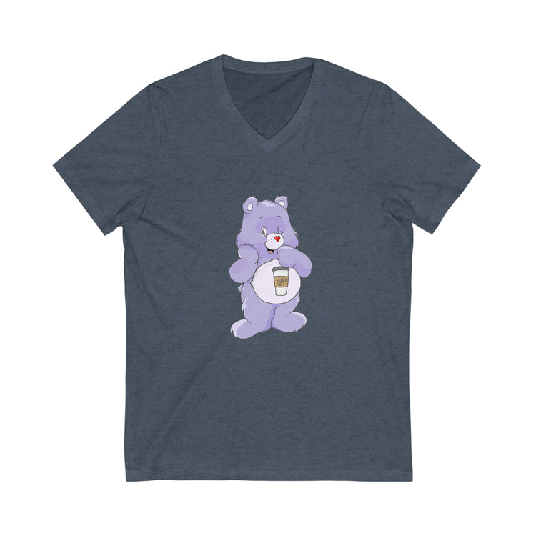 Care Bears, Coffee Bear V-Neck Tee - Fandom-Made