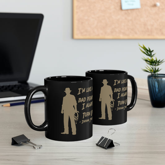 Indiana Jones 11oz Black Mug - Fandom-Made