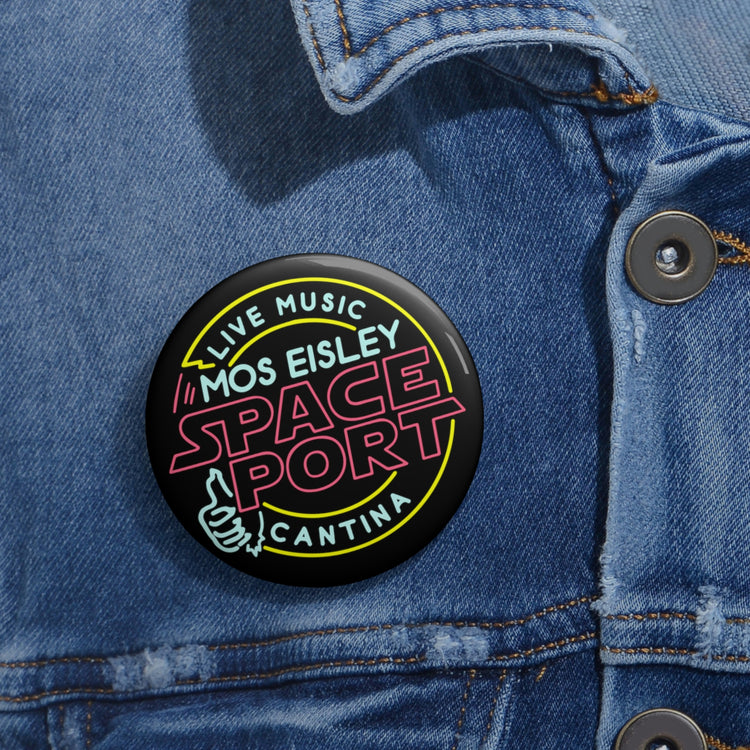 Mos Eisley Space Port Button (neon) - Fandom-Made
