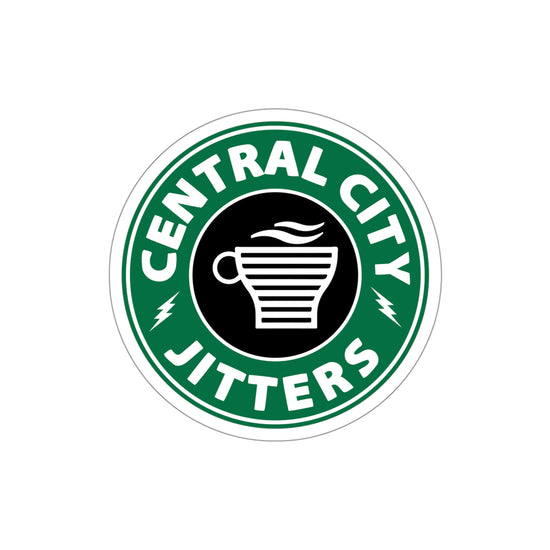 Central City Jitter Die-Cut Sticker - Fandom-Made