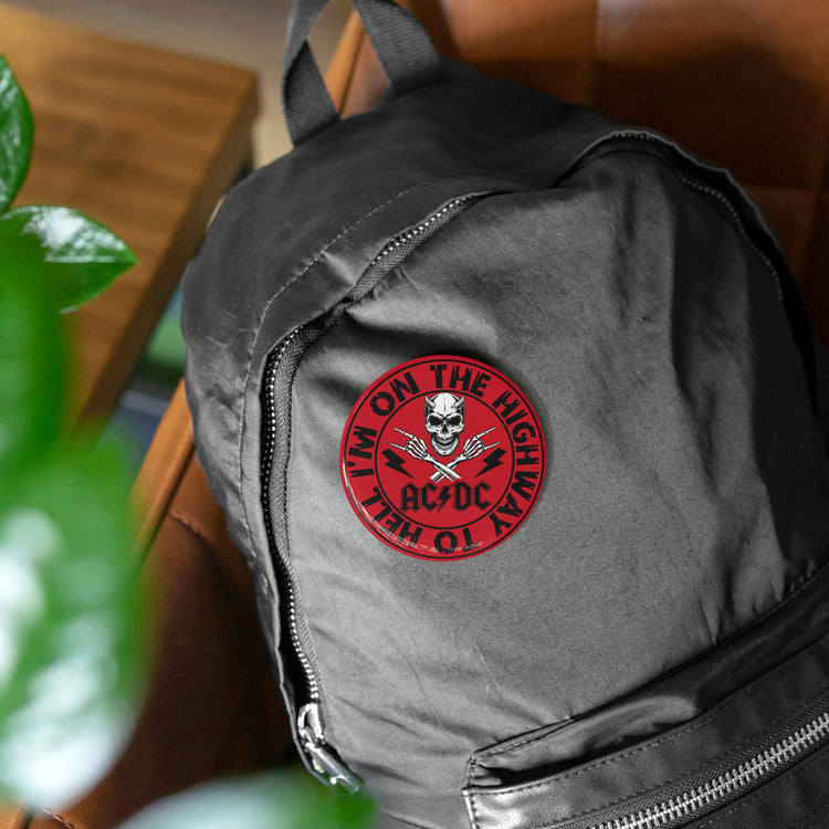 Highway To Hell Pin - Fandom-Made