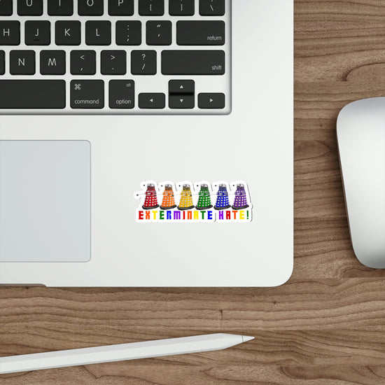 Exterminate Hate Die-Cut Sticker - Fandom-Made