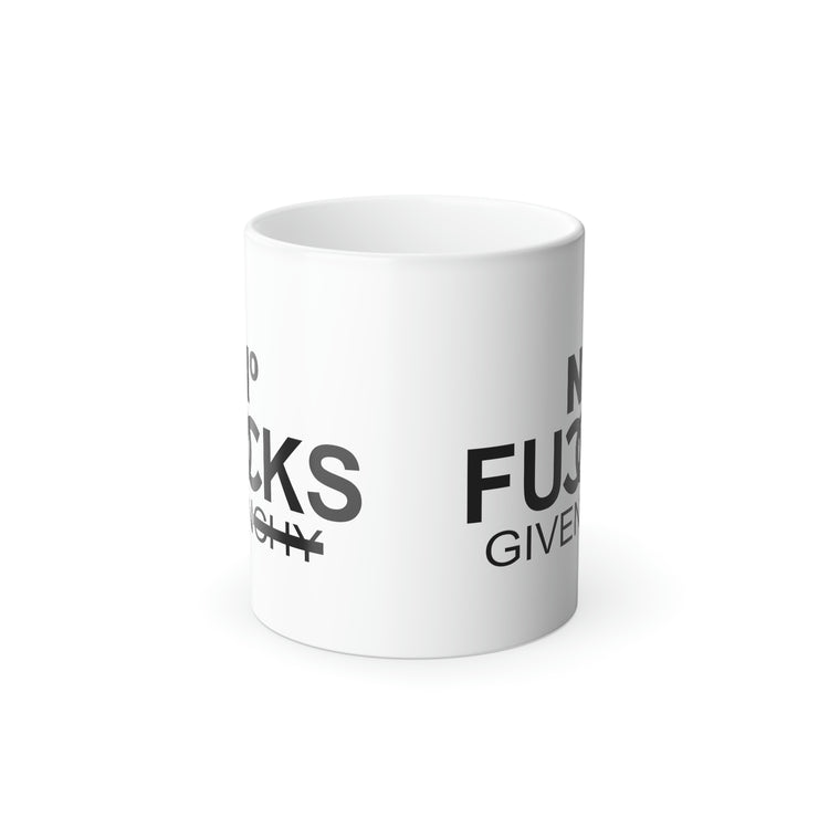 No Fuccks Given Color Morphing Mug, 11oz - Fandom-Made