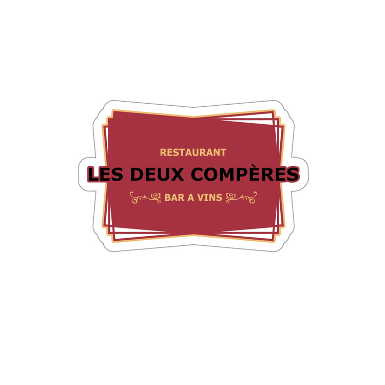 Les Deux Compéres Die-Cut Sticker - Fandom-Made