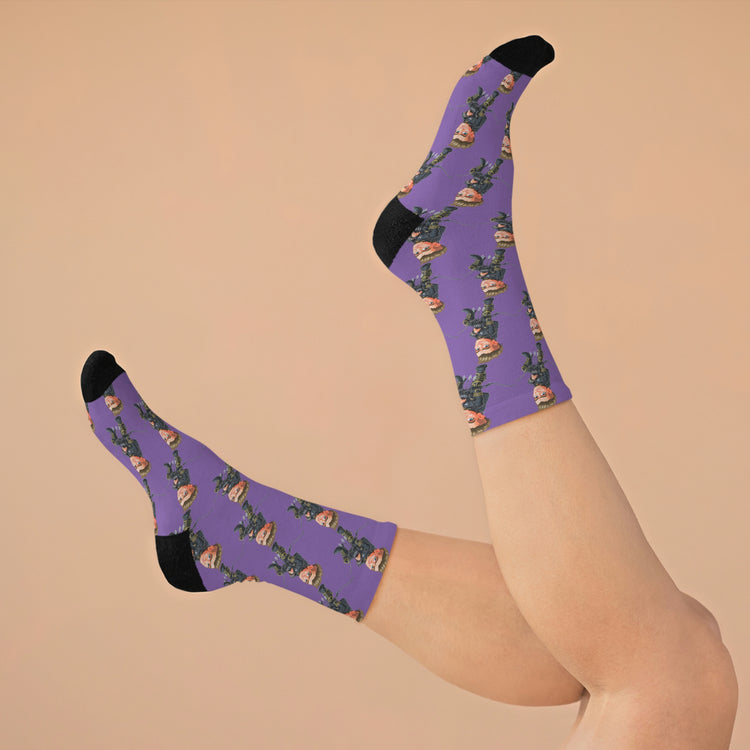 Hawkeye Socks - Fandom-Made