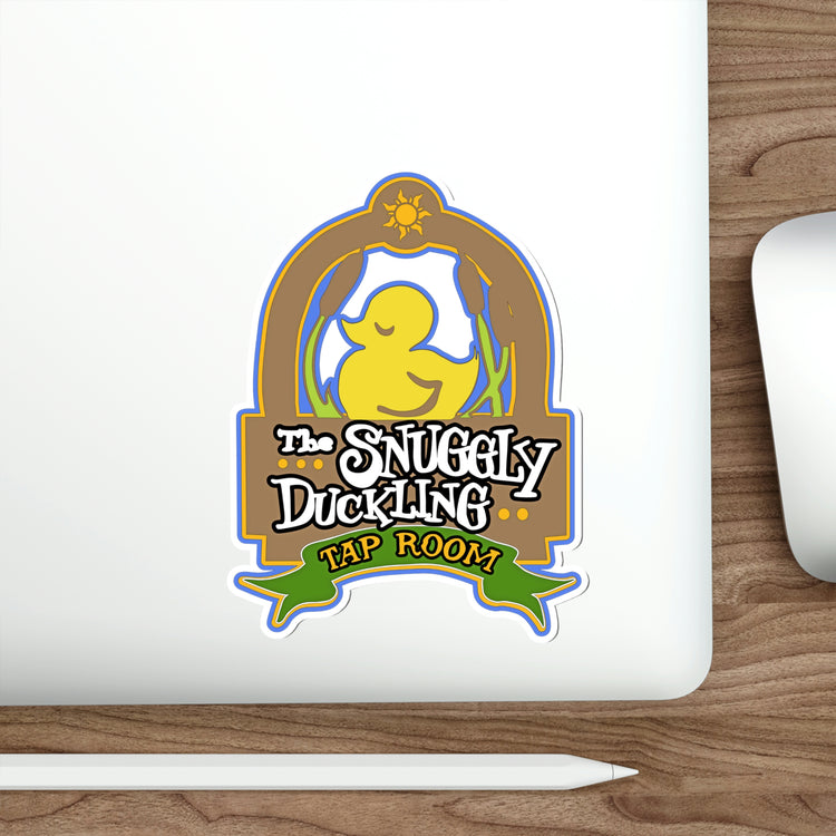 Snuggly Duckling Die-Cut Sticker - Fandom-Made
