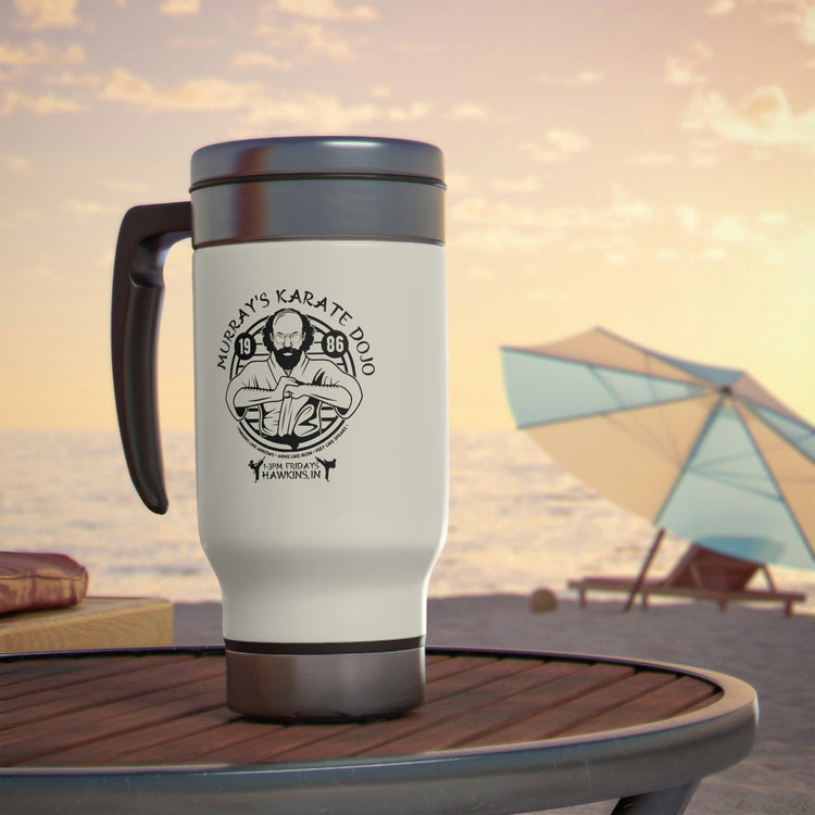 Murray's Dojo Travel Mug with Handle - Fandom-Made