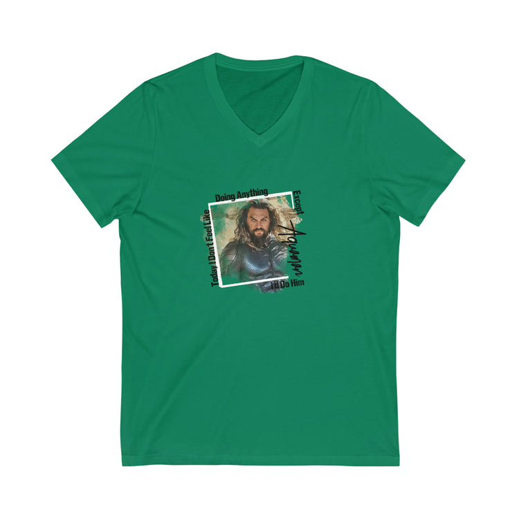 Aquaman Short Sleeve V-Neck Tee - Fandom-Made