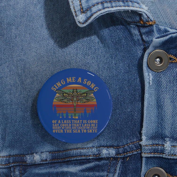 Skye Song Lyrics Retro Pin - Fandom-Made