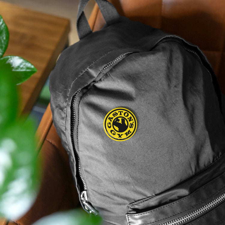 Gaston's Gym Arm Flex Pin - Fandom-Made