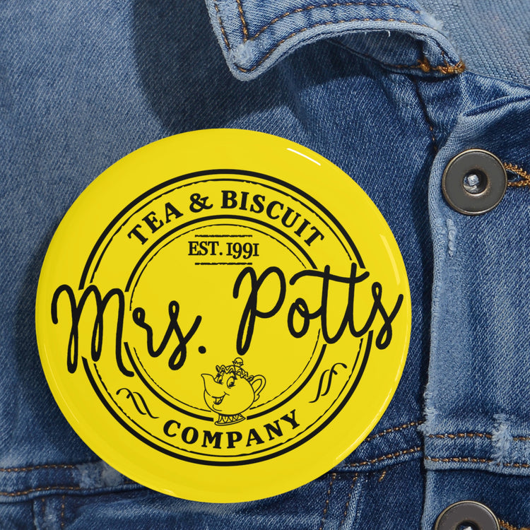 Mrs. Potts Tea and Biscuits Pin - Fandom-Made