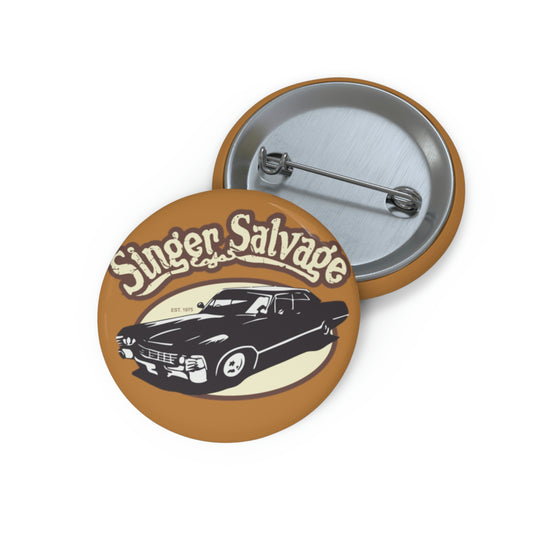 Singer Salvage Pin - Fandom-Made