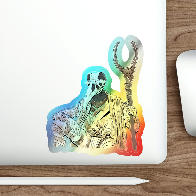 Khonshu Holographic Die-cut Stickers - Fandom-Made