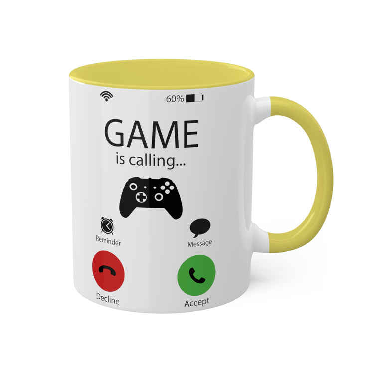 Game Is Calling Colorful Mugs - Fandom-Made