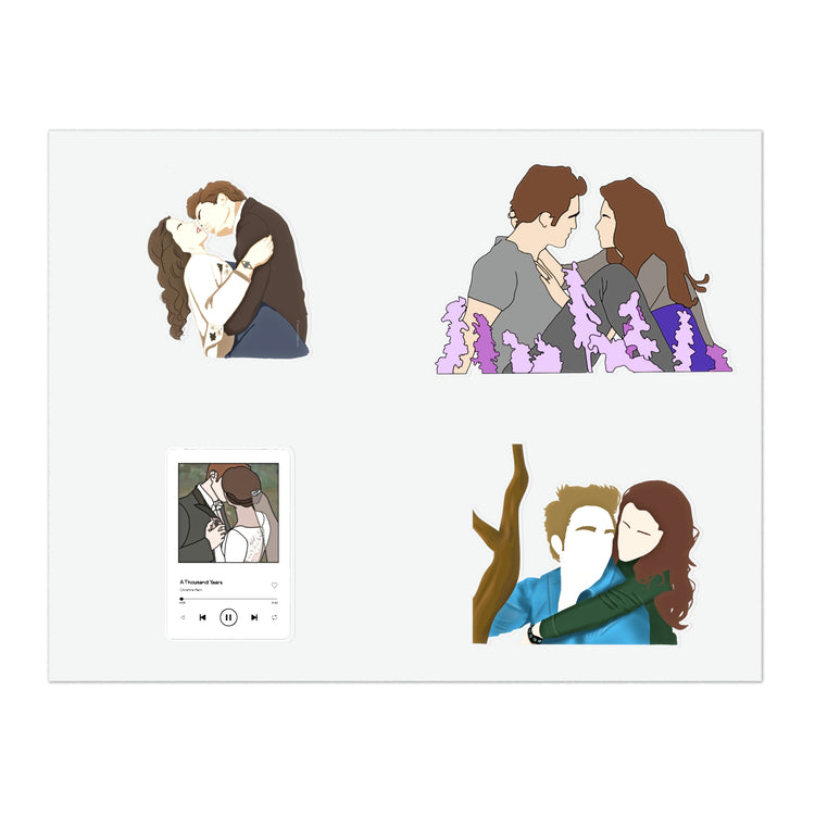 Edward & Bella Sticker Sheets - Fandom-Made