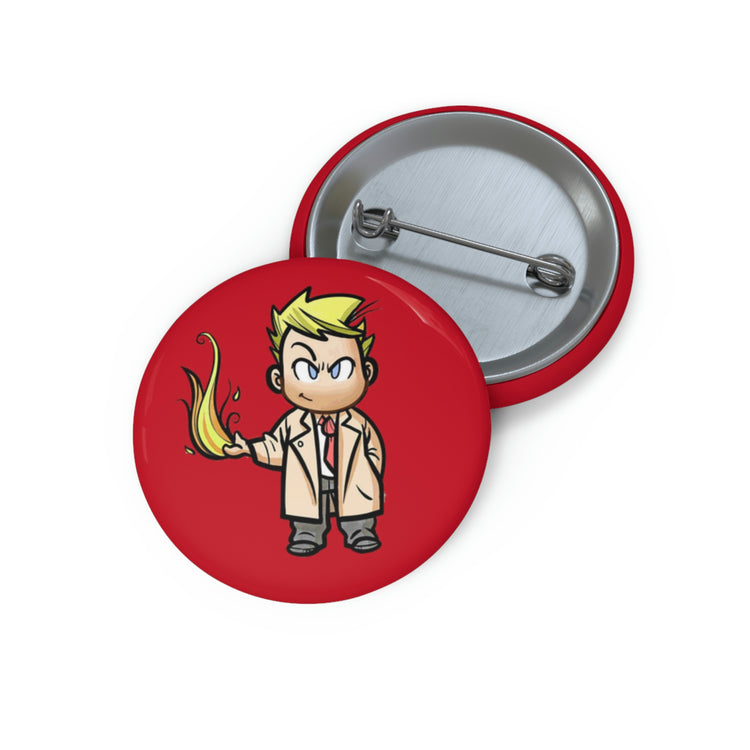 John Constantine (flames) Button - Fandom-Made