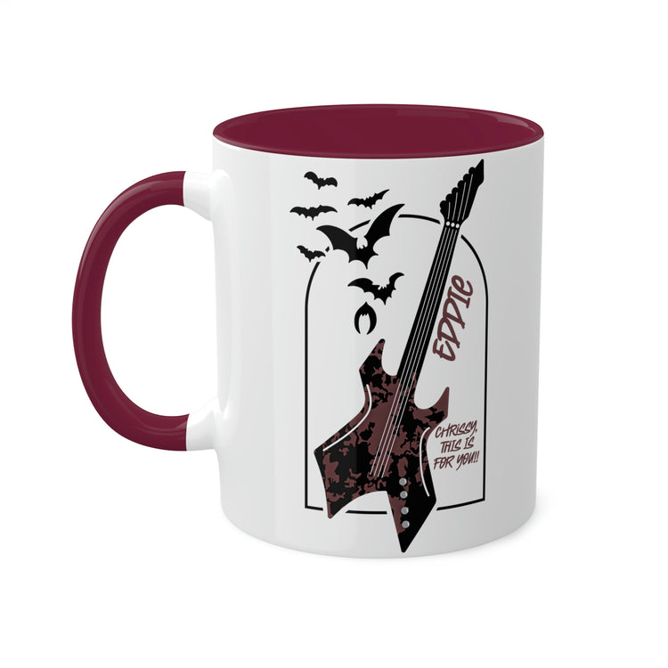 Eddie Munson Guitar Colorful Mug - Fandom-Made