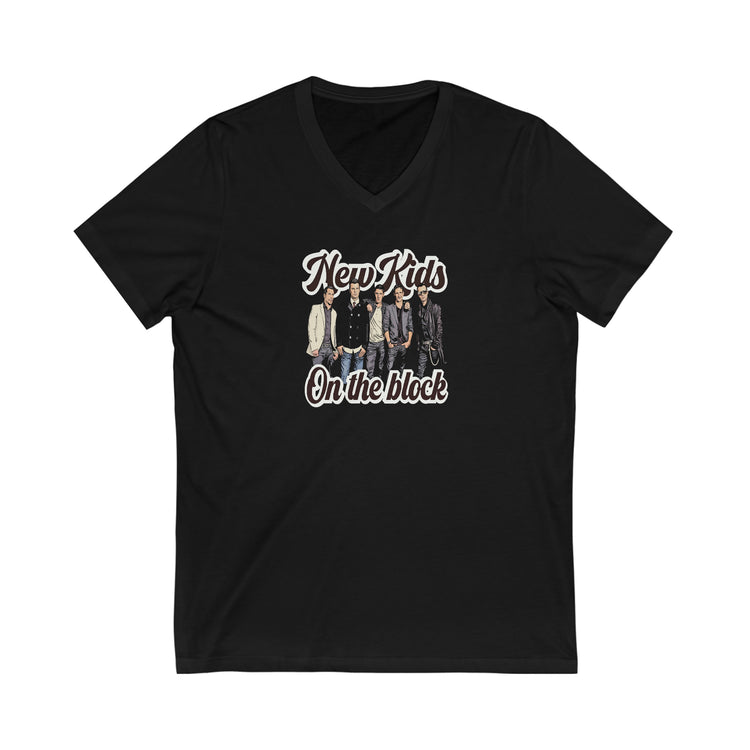 NKOTB Short Sleeve V-Neck Tee (guys) - Fandom-Made