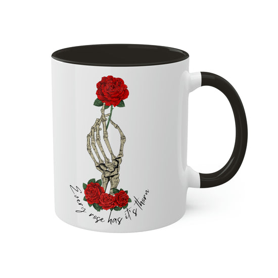 Every Rose, Has It's Thorn Colorful Mug - Fandom-Made