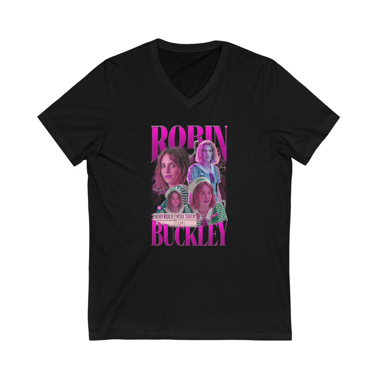 Robin Buckley V-Neck Tee - Fandom-Made