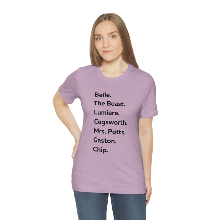 Beauty and the Beast Short Sleeve Tee - Fandom-Made