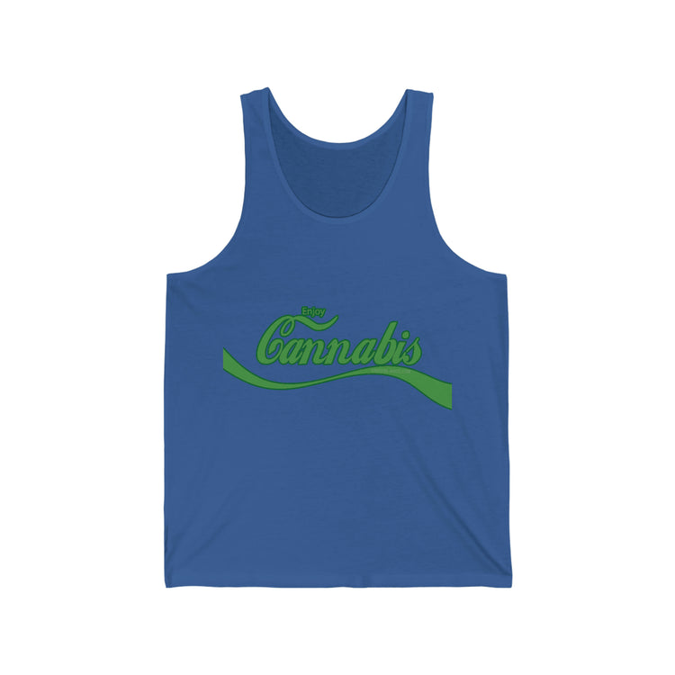 Enjoy Cannabis Unisex Tank - Fandom-Made