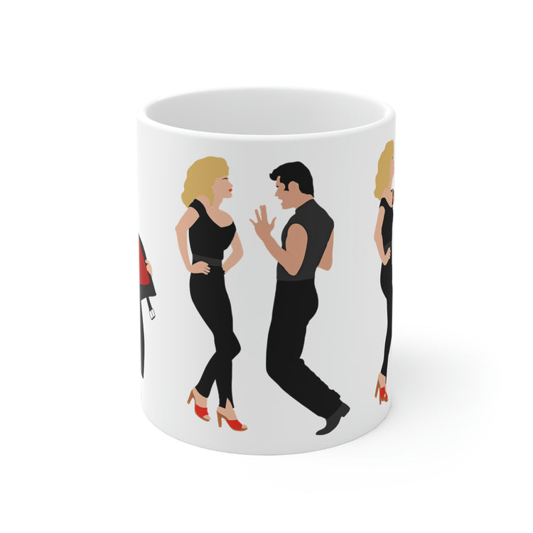 Sandy & Danny Dancing Mugs - Fandom-Made