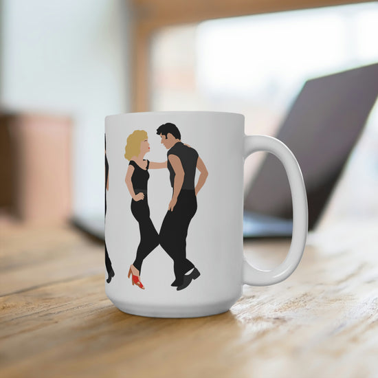 Sandy & Danny Dancing Mugs - Fandom-Made