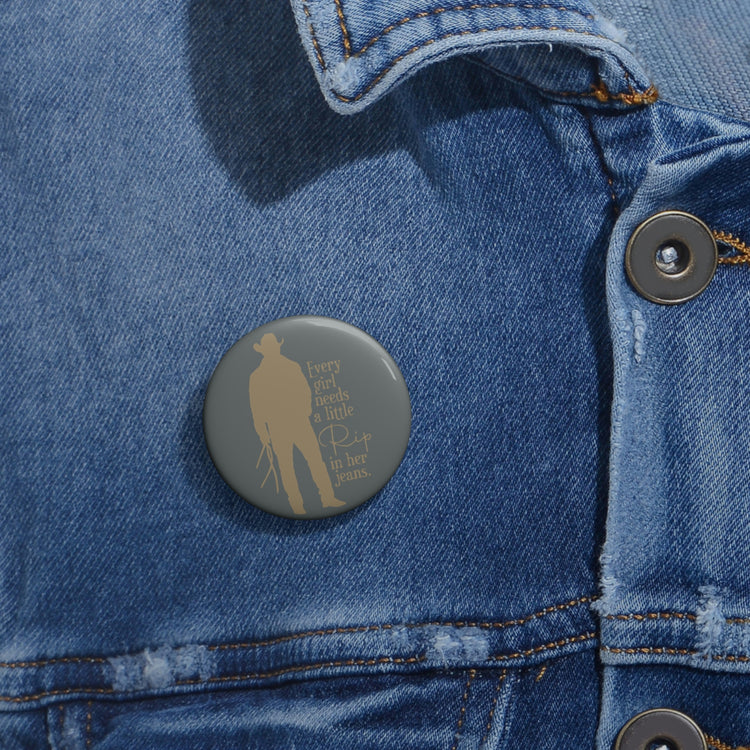 Every Girl Needs Rip In Their Jeans Button - Fandom-Made