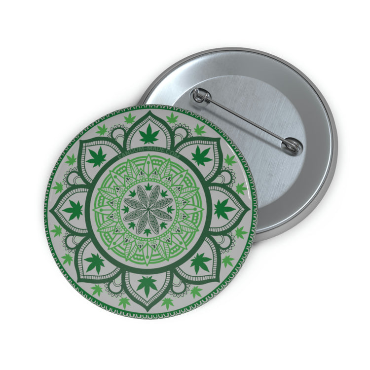 Weed Mandala Pins - Fandom-Made
