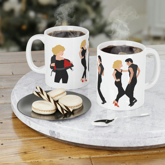 Sandy & Danny Dancing Mugs - Fandom-Made