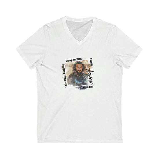 Aquaman Short Sleeve V-Neck Tee - Fandom-Made