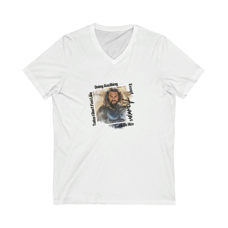 Aquaman Short Sleeve V-Neck Tee - Fandom-Made