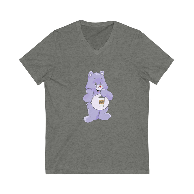 Care Bears, Coffee Bear V-Neck Tee - Fandom-Made