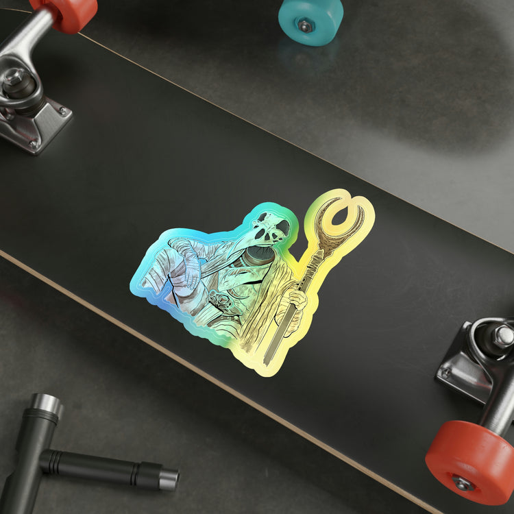 Khonshu Holographic Die-cut Stickers - Fandom-Made