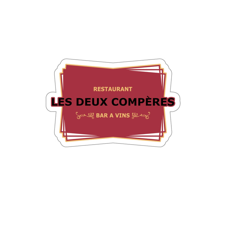 Les Deux Compéres Die-Cut Sticker - Fandom-Made