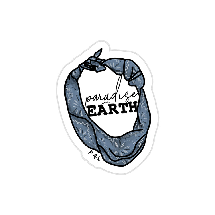 Paradise on Earth Die-Cut Sticker - Fandom-Made