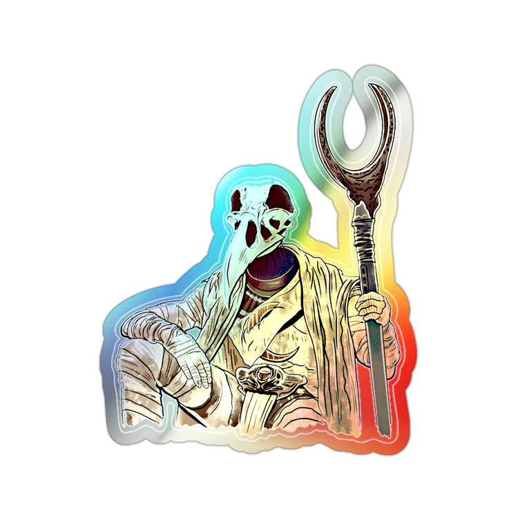 Khonshu Holographic Die-cut Stickers - Fandom-Made