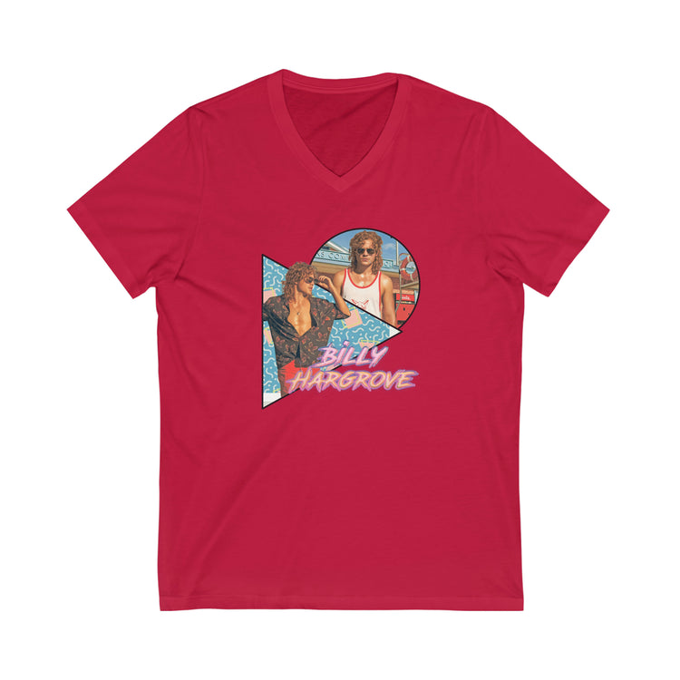 Billy Hargrove Short Sleeve V-Neck Tee - Fandom-Made