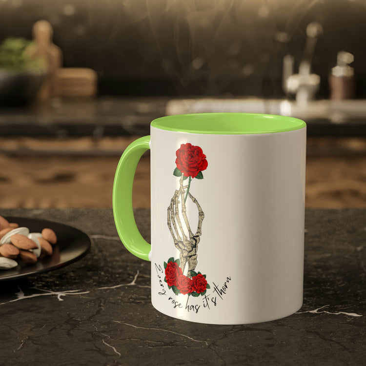 Every Rose, Has It's Thorn Colorful Mug - Fandom-Made