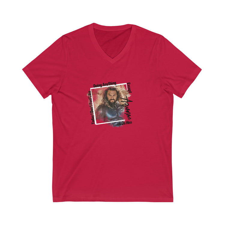 Aquaman Short Sleeve V-Neck Tee - Fandom-Made