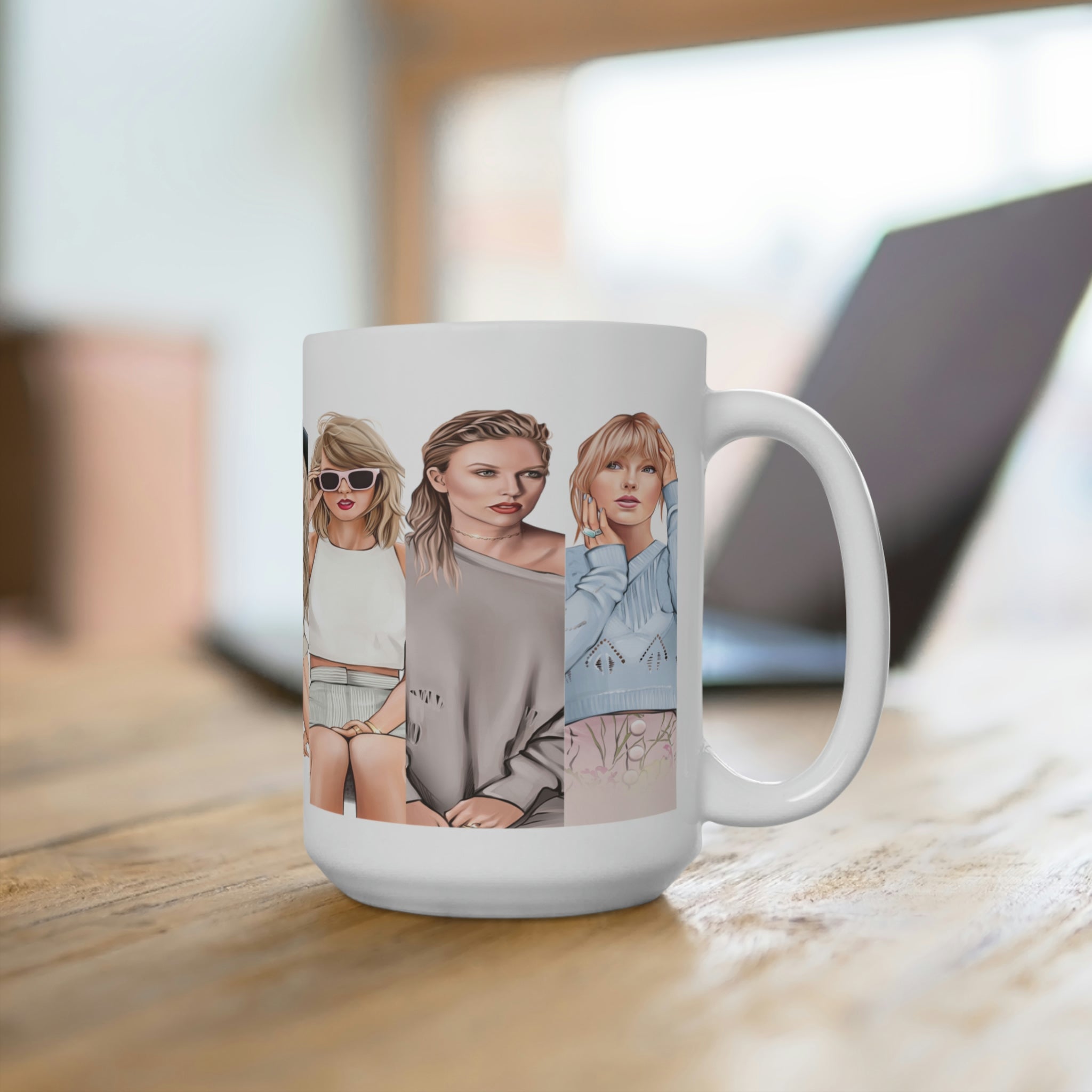 Taylor Swift Faces Mug – Fandom-Made