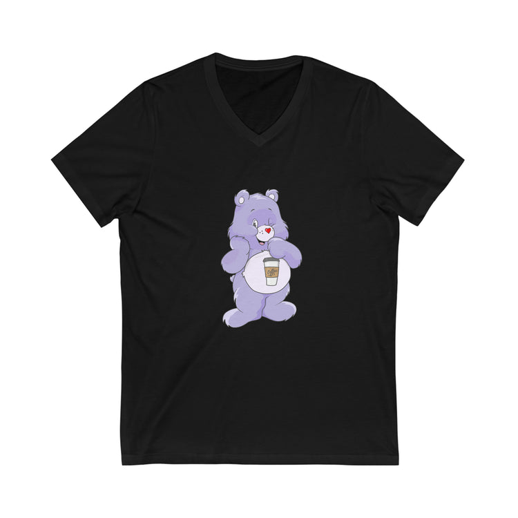Care Bears, Coffee Bear V-Neck Tee - Fandom-Made