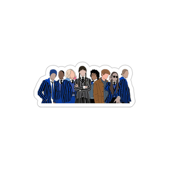 Wednesday Cast Stickers - Fandom-Made