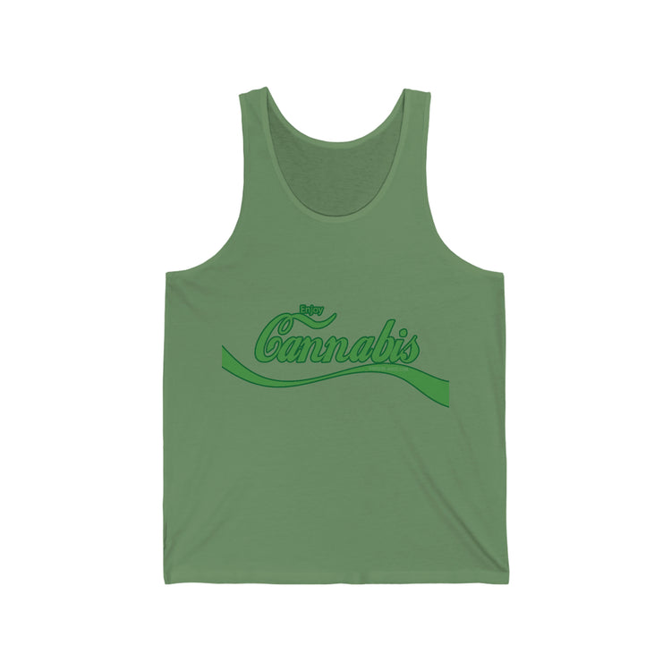 Enjoy Cannabis Unisex Tank - Fandom-Made