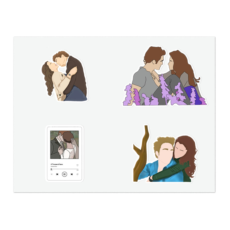 Edward & Bella Sticker Sheets - Fandom-Made