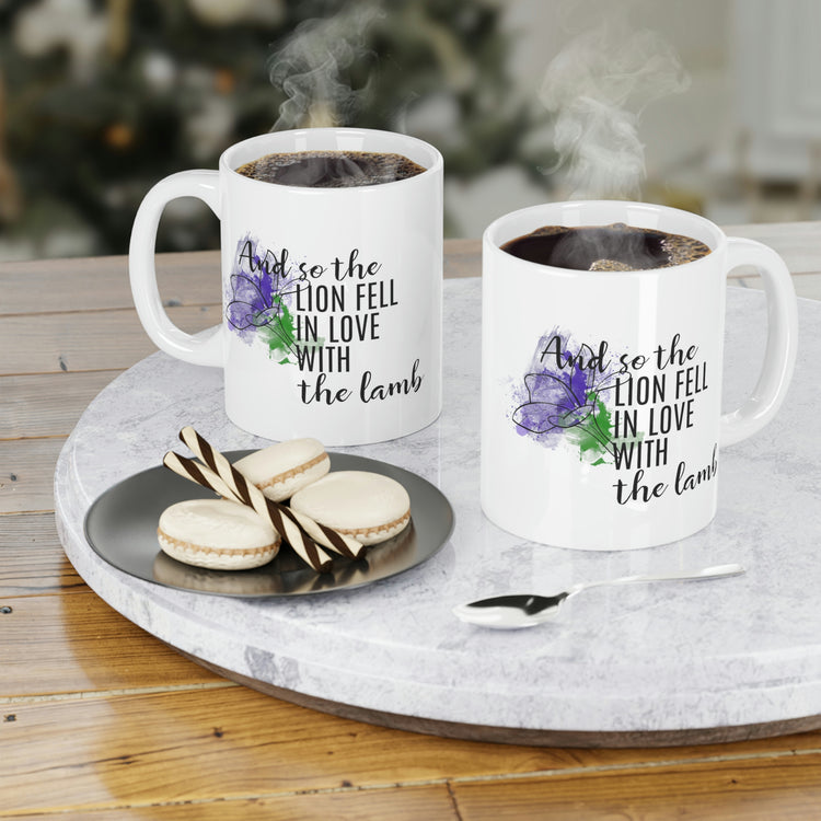 Lion and Lamb Mugs - Fandom-Made