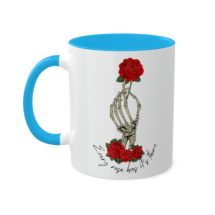 Every Rose, Has It's Thorn Colorful Mug - Fandom-Made