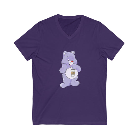 Care Bears, Coffee Bear V-Neck Tee - Fandom-Made