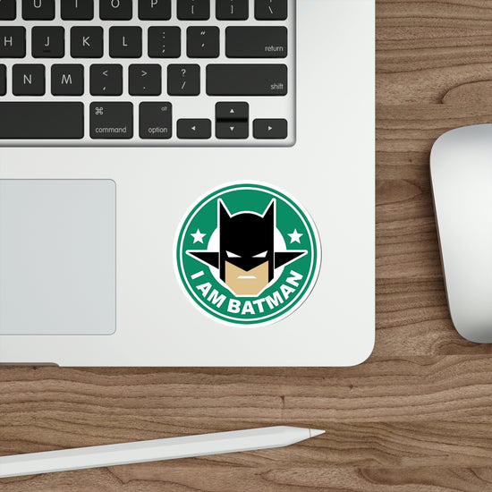 I am Batman Starbucks Die-Cut Stickers - Fandom-Made